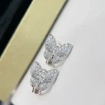 BUTTERFLY ALL DIAMOND EARRINGS - Image 5