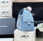 CC 25 HANDBAG IN BLUE 30 DENIM GOLD HARDWARE - Image 17