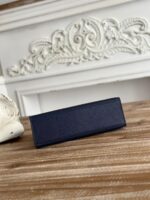 HM KELLY MINI POCHETTE 22 IN NAVY BLUE CALFSKIN - Image 16