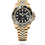 Rolex GMT-Master II Yellow Gold Black Dial Watch