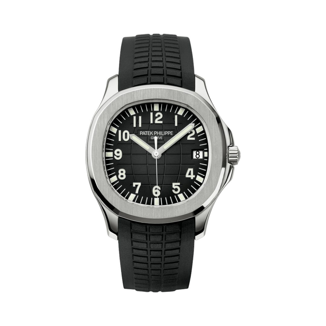 Patek-Philippe-Aquanaut-5167A-001 Patek Philippe Aquanaut Black Dial Watch - Image 1