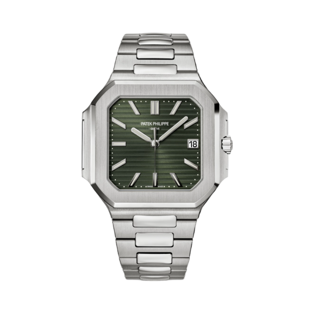Patek-Philippe-Cubitus-58211A Patek Philippe Cubitus Self-Winding Green Dial Watch - Image 1