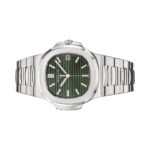 Patek Philippe Nautilus Sunburst Olive Green Dial Watch - Image 4