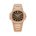 Patek Philippe Nautilus Rose Gold Brown Dial Watch