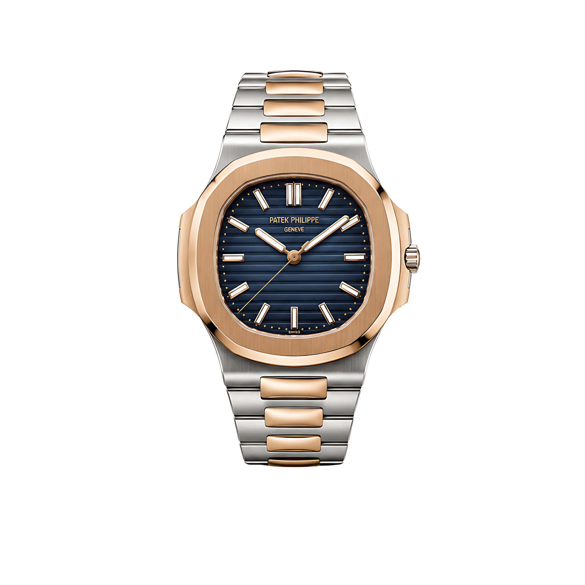 Patek-Philippe-Watch-_-Nautilus-5711-Blue-Dial-Two-Tone-Silver-Rose-Gold-1 Patek Philippe Watch | Nautilus 5711 Blue Dial Two Tone Silver Rose Gold - Image 1