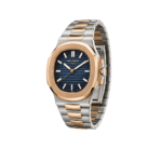 Patek Philippe Watch | Nautilus 5711 Blue Dial Two Tone Silver Rose Gold - Image 2