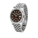 Rolex Watch | Datejust Brown Waffle Dial Silver - Image 3