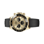 Rolex Gold Champagne Black Dial Watch - Image 2