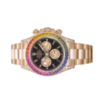 Rolex Rainbow Black Dial Watch - Image 3