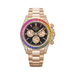 Rolex Rainbow Black Dial Watch