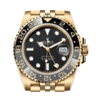 Rolex Yellow Gold Black Dial Watch - Image 4