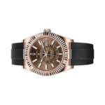 Rolex Rose Gold Chocolate Dial Watch - Image 2