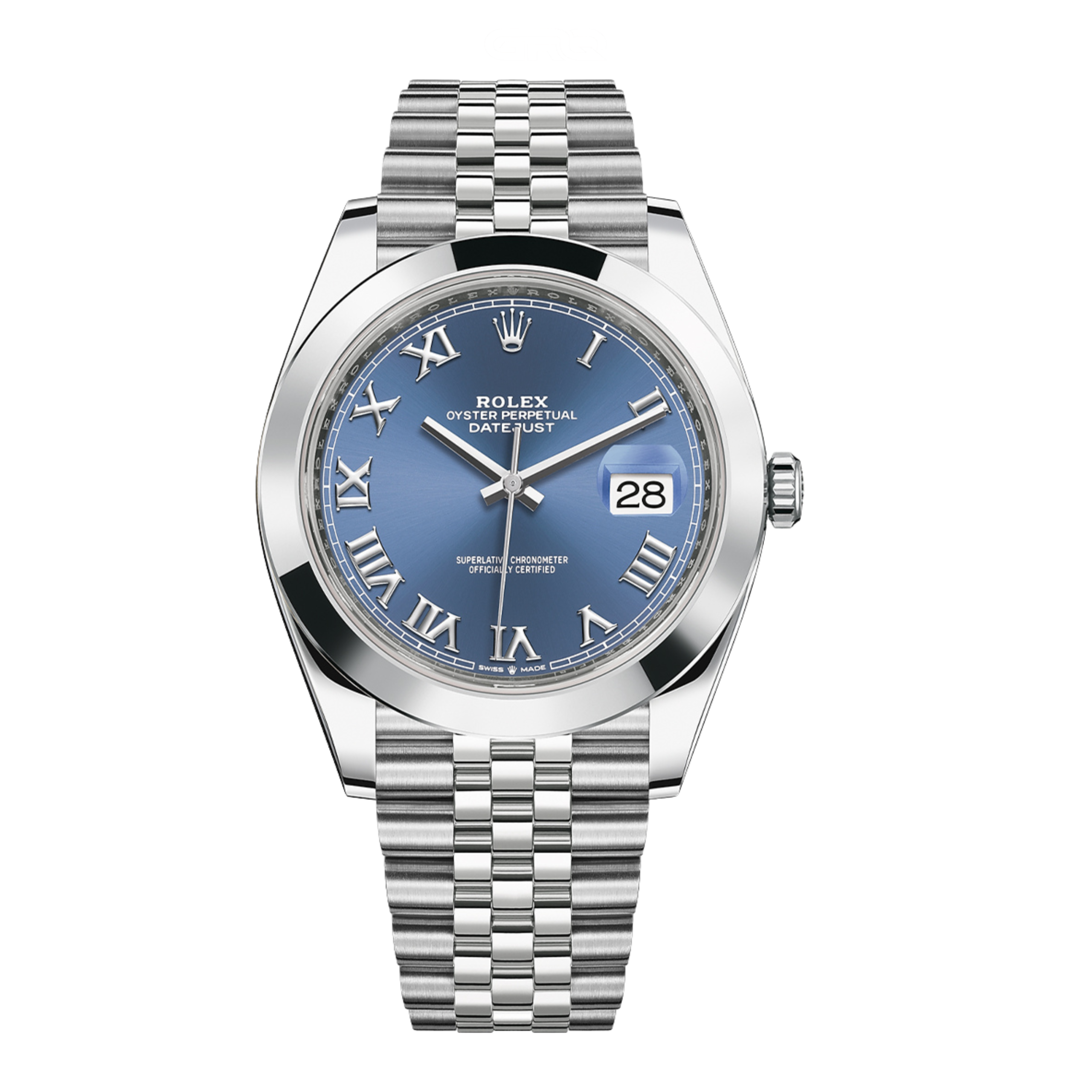 Rolex-Watch-Datejust-41-Azzurro-Blue-Dial-1 Rolex Datejust 41 Azzurro-Blue Dial Watch - Image 1