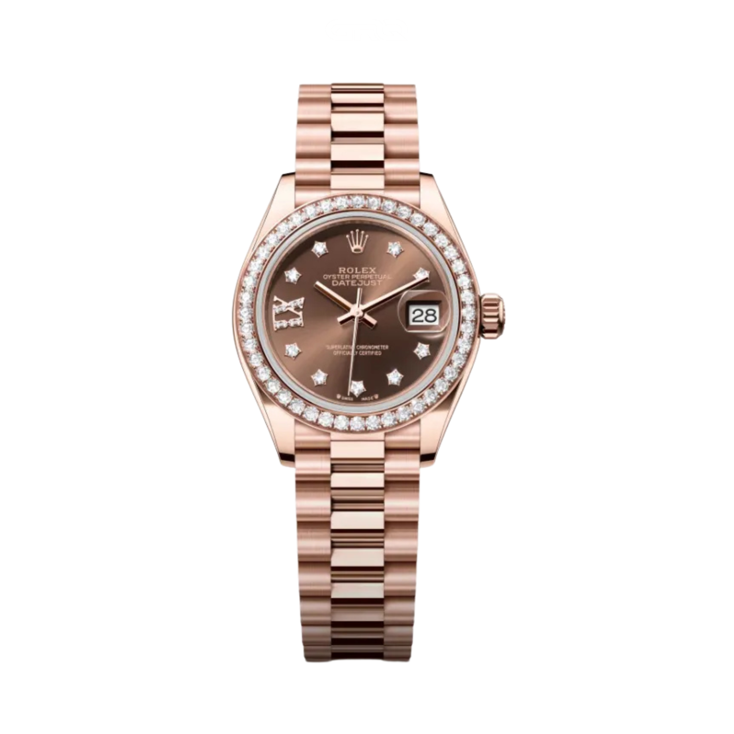 Rolex-Watch-Datejust-Chocolate-Dial-1 Rolex Datejust Chocolate Dial Watch - Image 1
