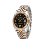 Rolex Watch | Datejust Black Diamond Dial Silver - Image 2