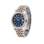 Rolex Watch | Datejust Blue Waffle Dial Two Tone Rose Gold - Image 3