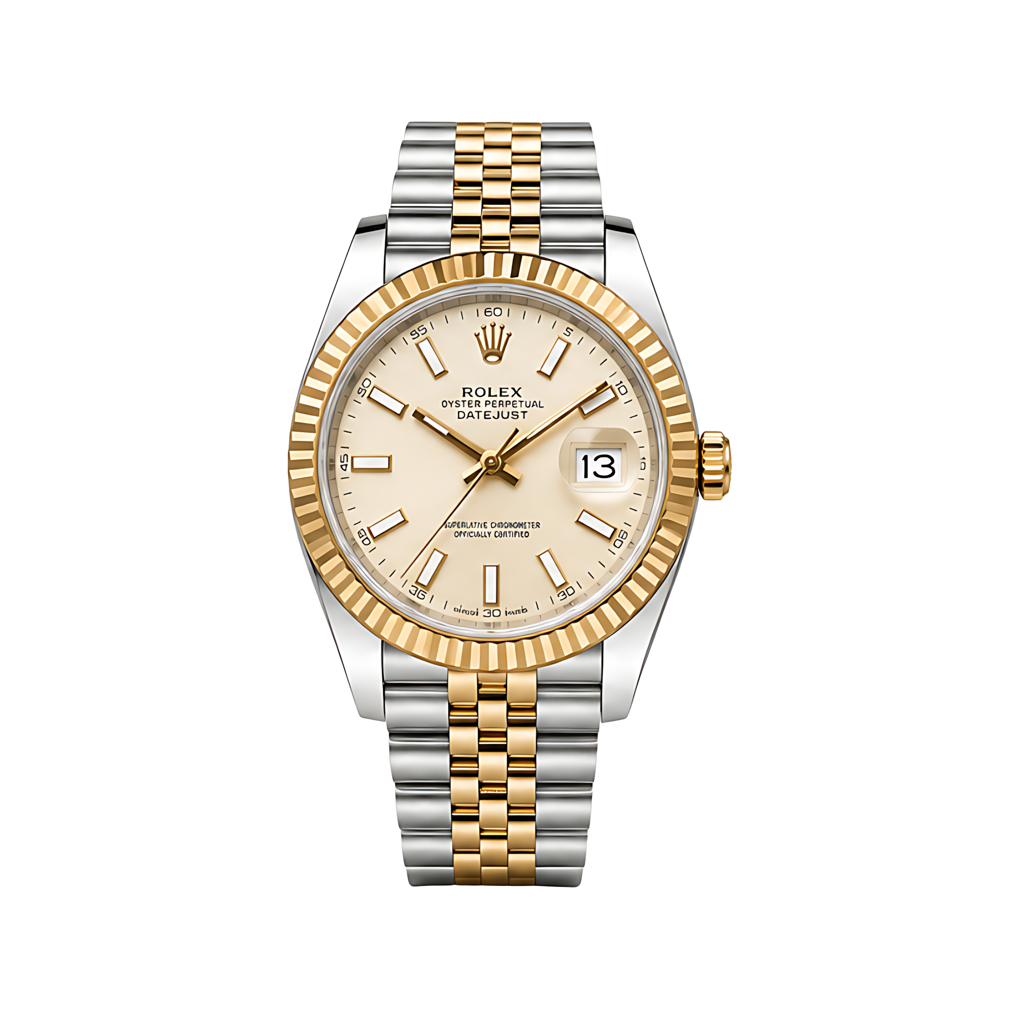 Rolex-Watch-_-Datejust-Champagne-Dial-Two-Tone-Silver-Gold-1 Rolex Watch | Datejust Champagne Dial Two Tone Silver Gold - Image 1