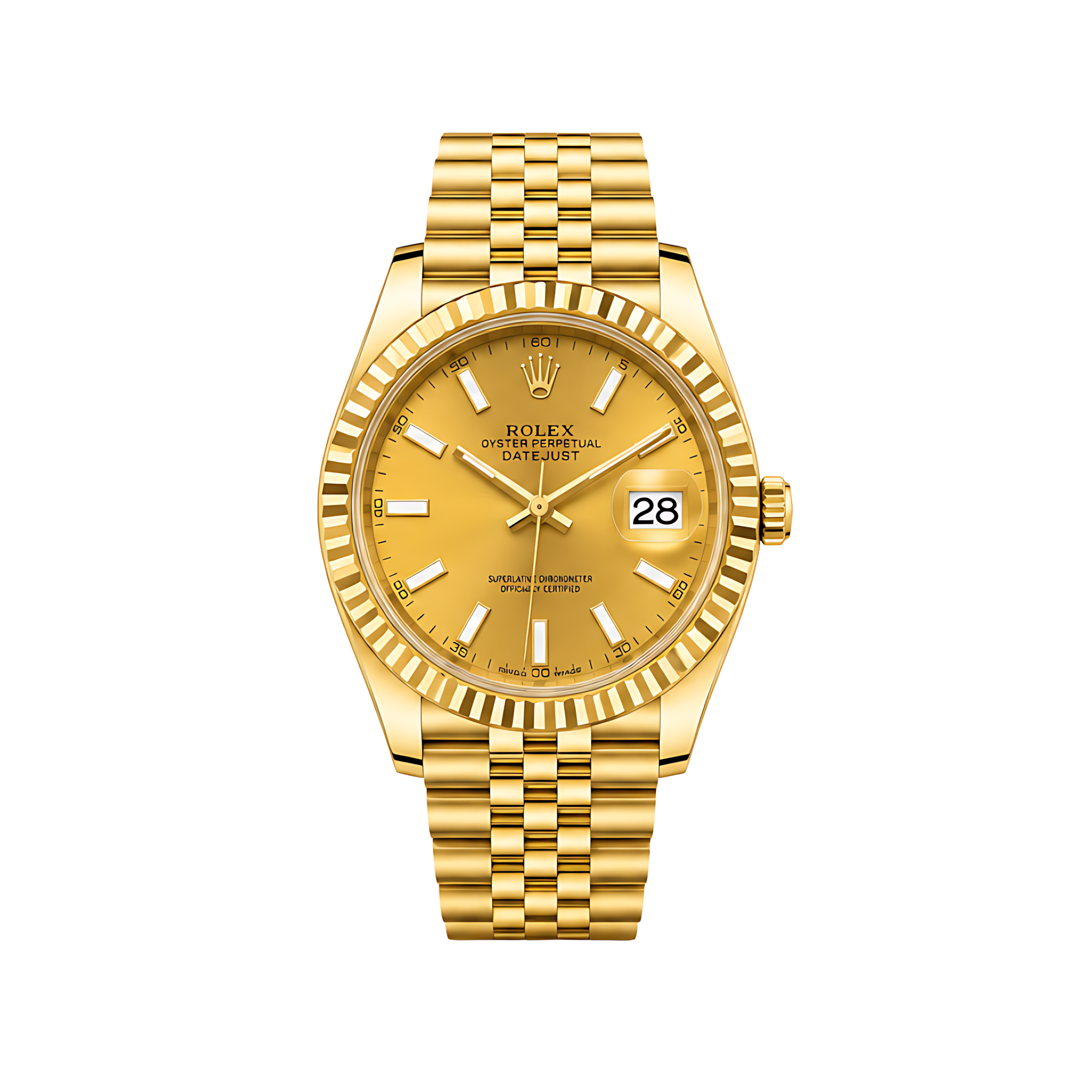 Rolex-Watch-_-Datejust-Mint-Gold-Waffle-Dial-Gold-1 Rolex Watch | Datejust Mint Gold Waffle Dial Gold - Image 1