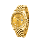Rolex Watch | Datejust Mint Gold Waffle Dial Gold - Image 2