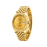 Rolex Watch | Datejust Mint Gold Waffle Dial Gold - Image 3