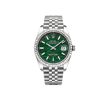 Rolex Watch | Datejust Mint Green Waffle Dial Silver