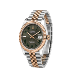 Rolex Watch | Datejust Wimbledon Dial Two Tone Rose Gold - Image 2