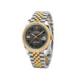 Rolex Watch | Datejust Wimbledon Dial Two Tone Silver Gold - Image 2