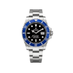 Rolex Watch | Submariner Date Black Dial Blue Bezel Silver
