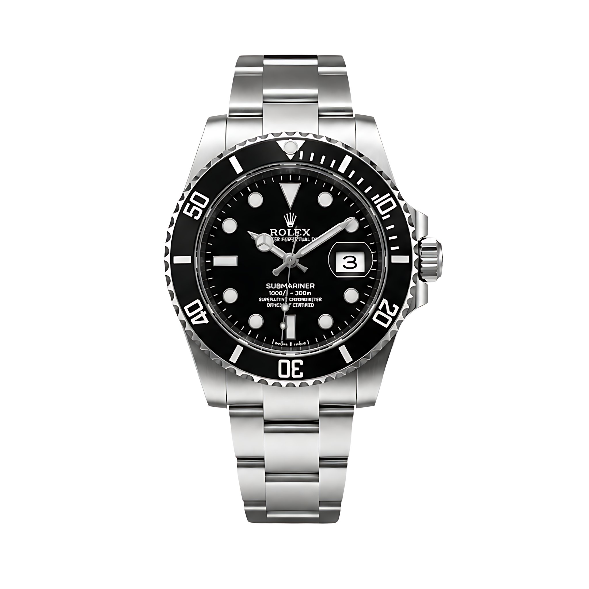 Rolex-Watch-_-Submariner-Date-Black-Dial-Silver-1 Rolex Watch | Submariner Date Black Dial Silver - Image 1