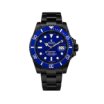 Rolex Watch | Submariner Date Blue Dial Blue Bezel Black