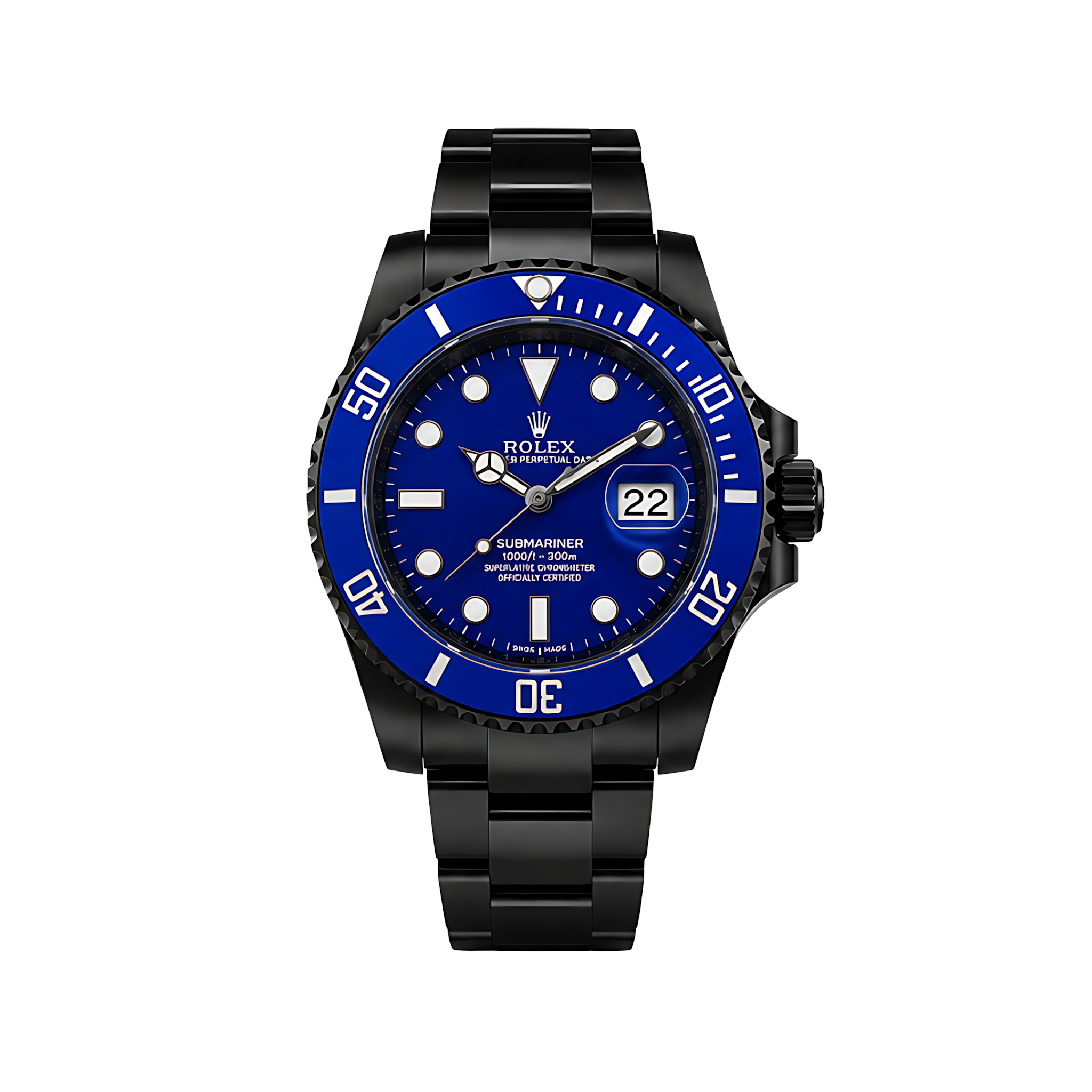 Rolex-Watch-_-Submariner-Date-Blue-Dial-Blue-Bezel-Black-1 Rolex Watch | Submariner Date Blue Dial Blue Bezel Black - Image 1