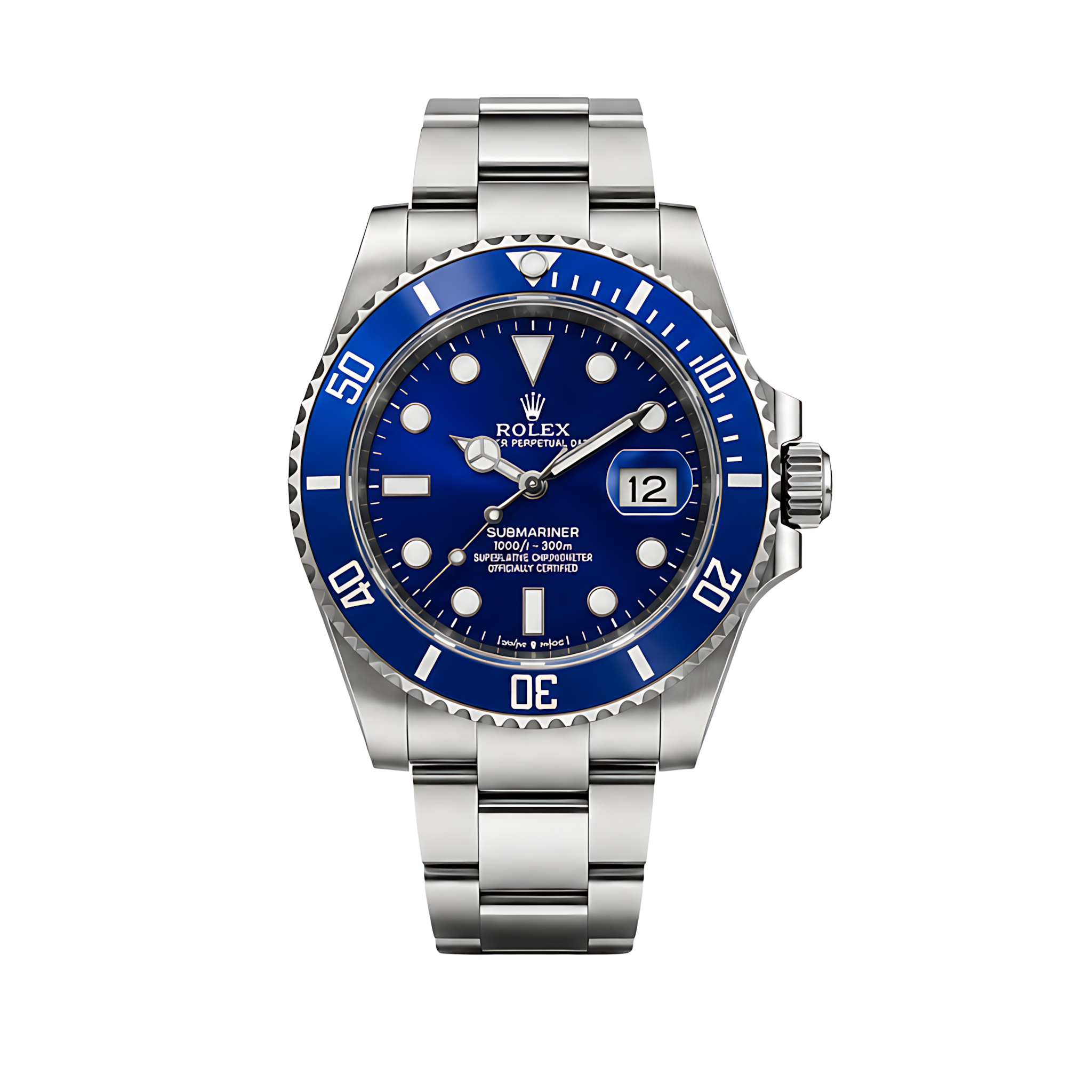 Rolex-Watch-_-Submariner-Date-Blue-Dial-Silver-1 Rolex Watch | Submariner Date Blue Dial Silver - Image 1