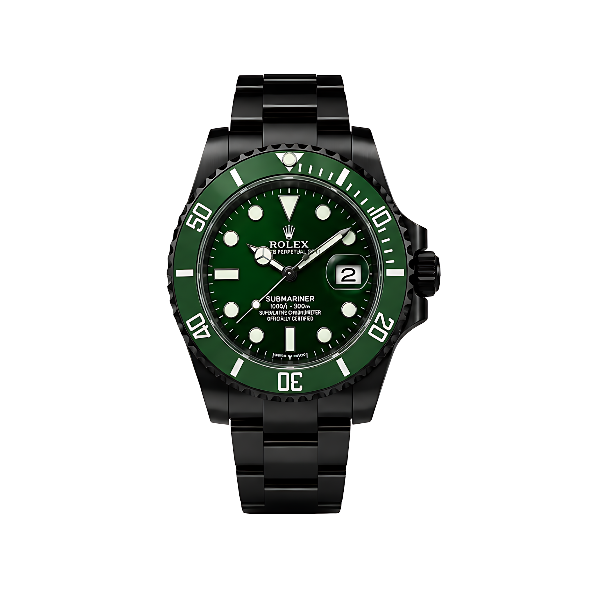 Rolex-Watch-_-Submariner-Date-Green-Dial-Green-Bezel-Black-1 Rolex Watch | Submariner Date Green Dial Green Bezel Black - Image 1