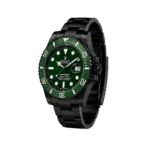 Rolex Watch | Submariner Date Green Dial Green Bezel Black - Image 3