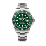 Rolex Watch | Submariner Date Green Dial Silver