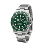 Rolex Watch | Submariner Date Green Dial Silver - Image 2