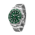 Rolex Watch | Submariner Date Green Dial Silver - Image 3