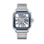 Cartier Santos de Skeleton Blue Watch – Blue & Skeleton