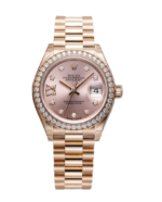 Rolex Datejust Rose Gold Diamond Watch - Image 2