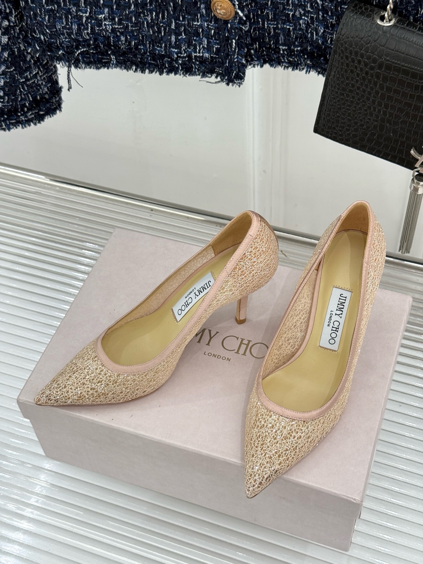 a03a2b2a9d1ac0dd4c86f343cf534c35 Jimmy Choo shoes 8.5cm - color 1 - size 36 - Image 1