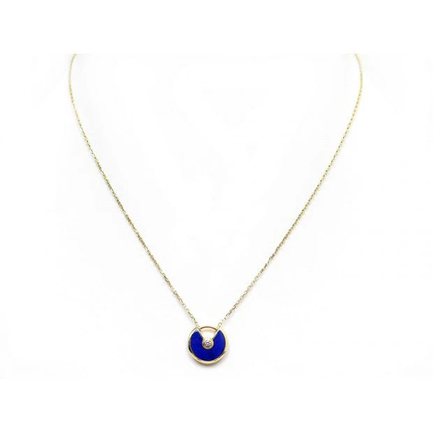 AMULETTE ROSE GOLD AGATE NECKLACE
