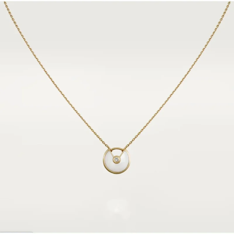 AMULETTE ROSE GOLD MOP NECKLACE