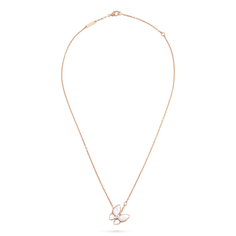 BUTTERFLY MOP DIAMOND NECKLACE