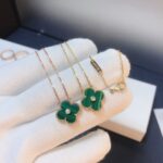 CLOVER 15MM DIAMOND TURQUOISE NECKLACE