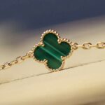 CLOVER 20 MOTIFS MALACHITE GOLD