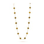 CLOVER 20 MOTIFS TIGER EYE ROSE GOLD