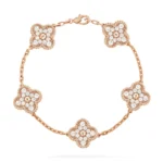 CLOVER 5 MOTIF FULL DIAMOND BRACELET COLLECTION