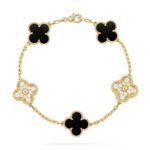 CLOVER 5 MOTIF ONYXS BRACELET COLLECTION