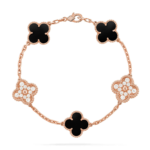CLOVER 5 MOTIF ONYXS BRACELET COLLECTION