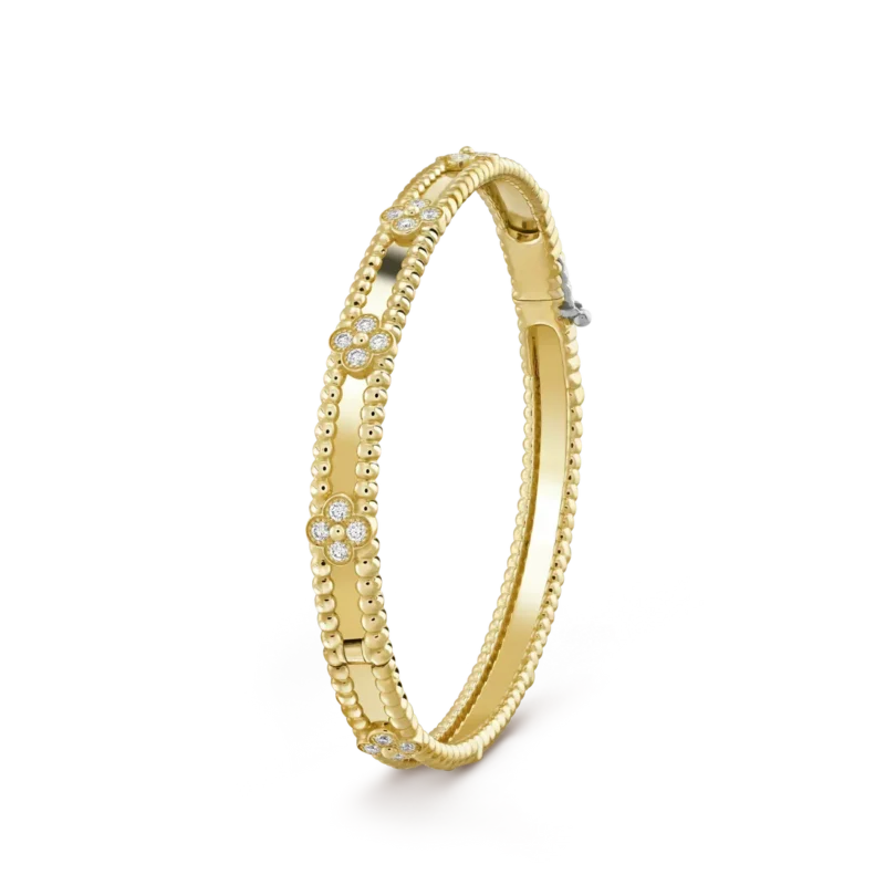 CLOVER BRACELET 4MM DIAMONDS